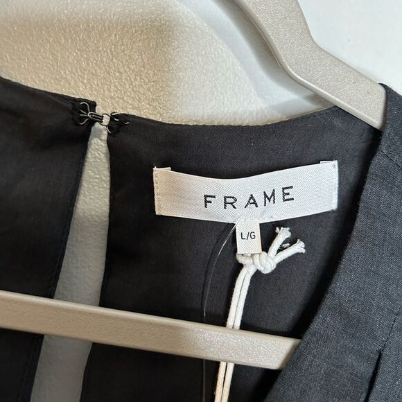 FRAME Shirred-Sleeve Maxi Dress NWT - Picture 4 of 7